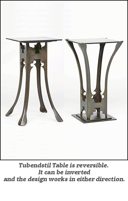 Blacksmith Furniture Tubendstil Table