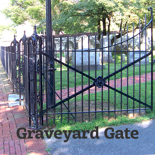 Restoration and reconstruction of an historic wrought iron gate