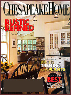 Artist blacksmith furniture in Chesapeake Home magazine