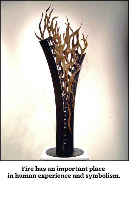 Artist-blacksmith sculpture Firefly by Lee Badger