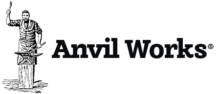 Anvil works artist-blacksmith logo