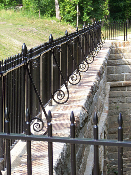 Blacksmith Reproduction Railing on the C&O Canal