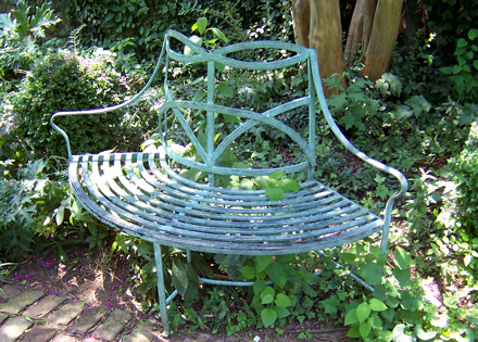 Reproduction Regency Tree Seat for Old Stone House, Georgetown, DC
